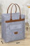 Aberto Design Cesta de Fieltro Gris ALS-04263